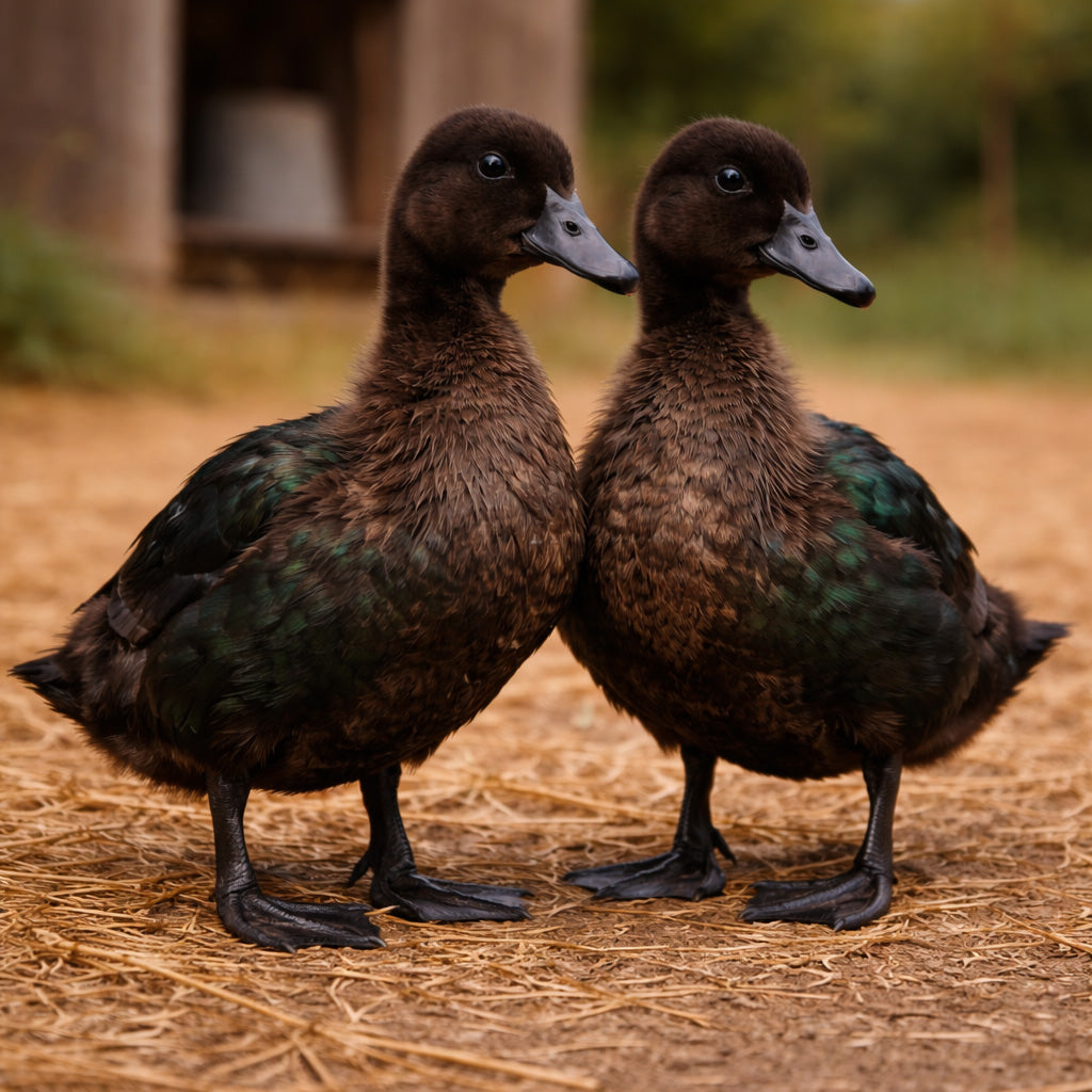 Cayuga Duck Ducklings / Juvenile / Ducks