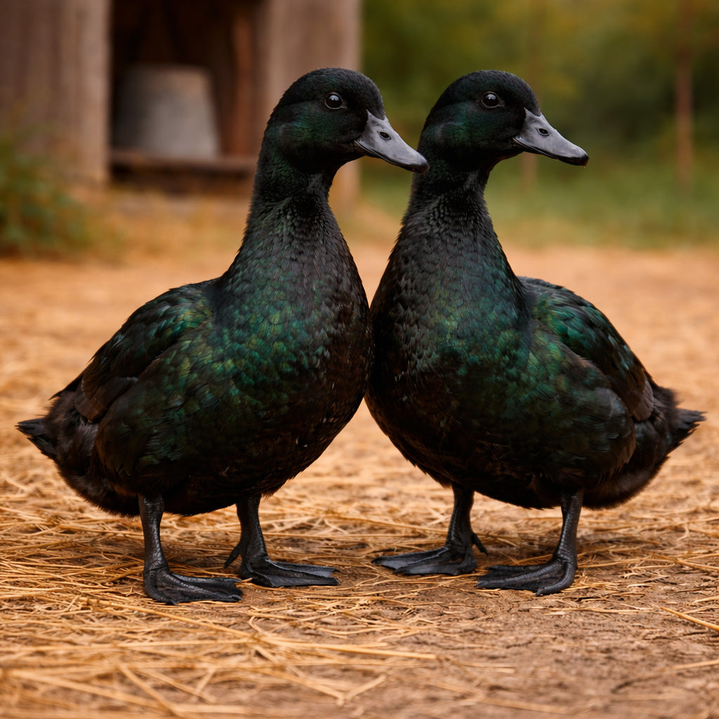 Cayuga Duck Ducklings / Juvenile / Ducks