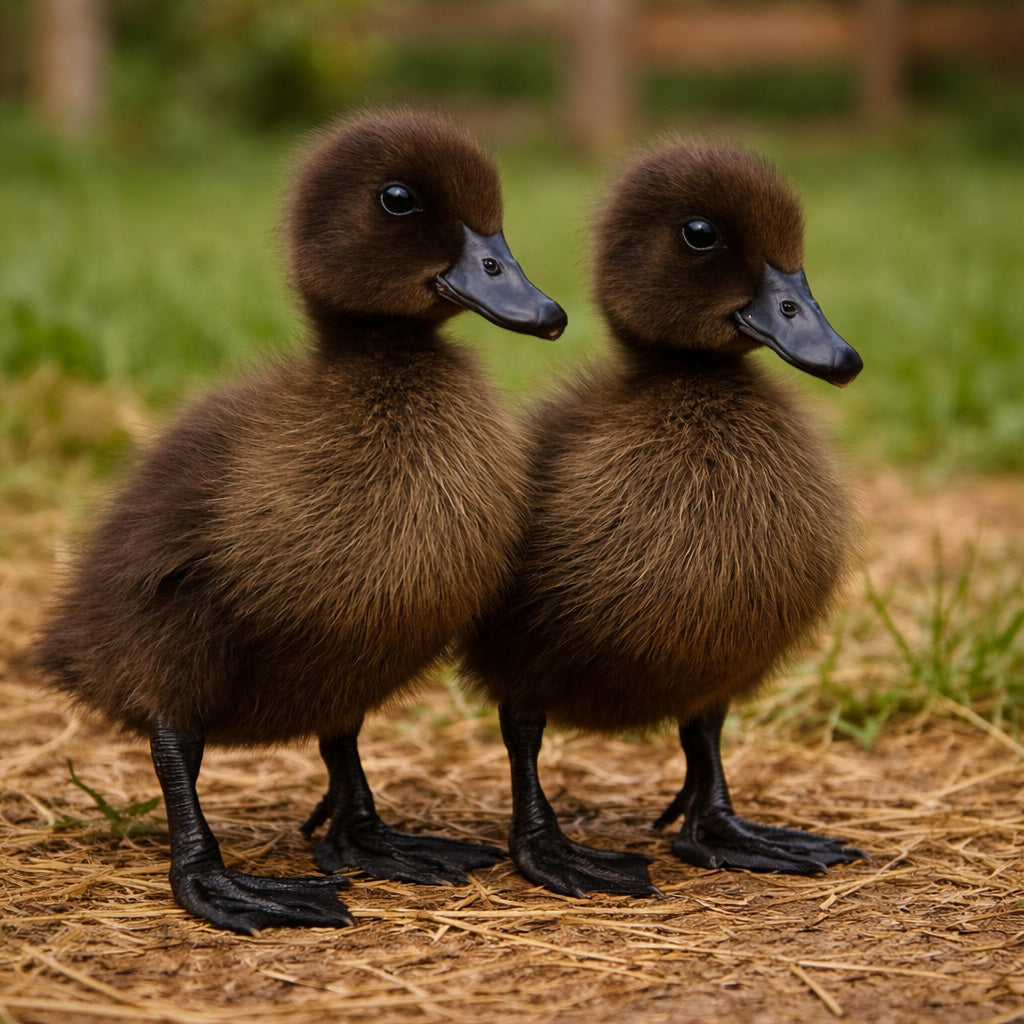 Cayuga Duck Ducklings / Juvenile / Ducks