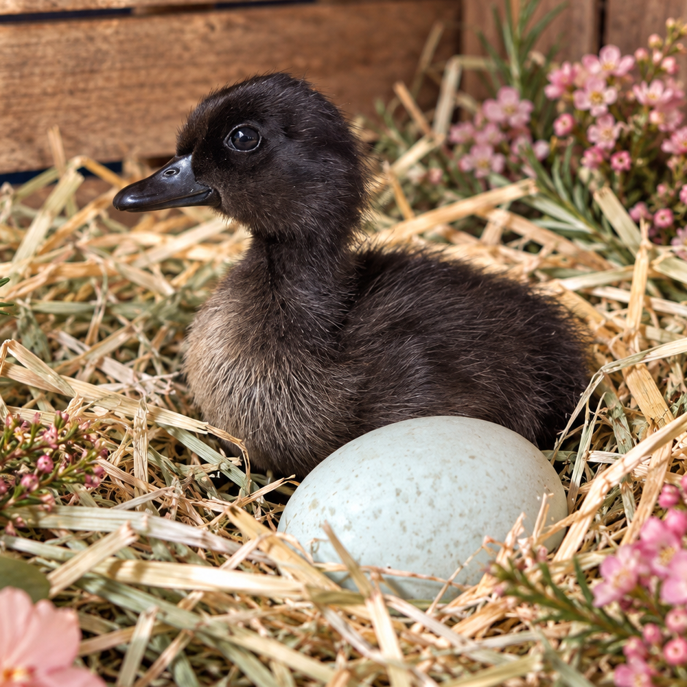 Cayuga Duck Ducklings / Juvenile / Ducks